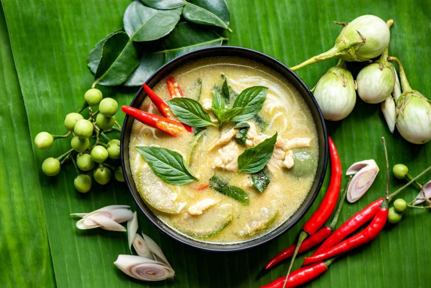 グリーンカレー 献立